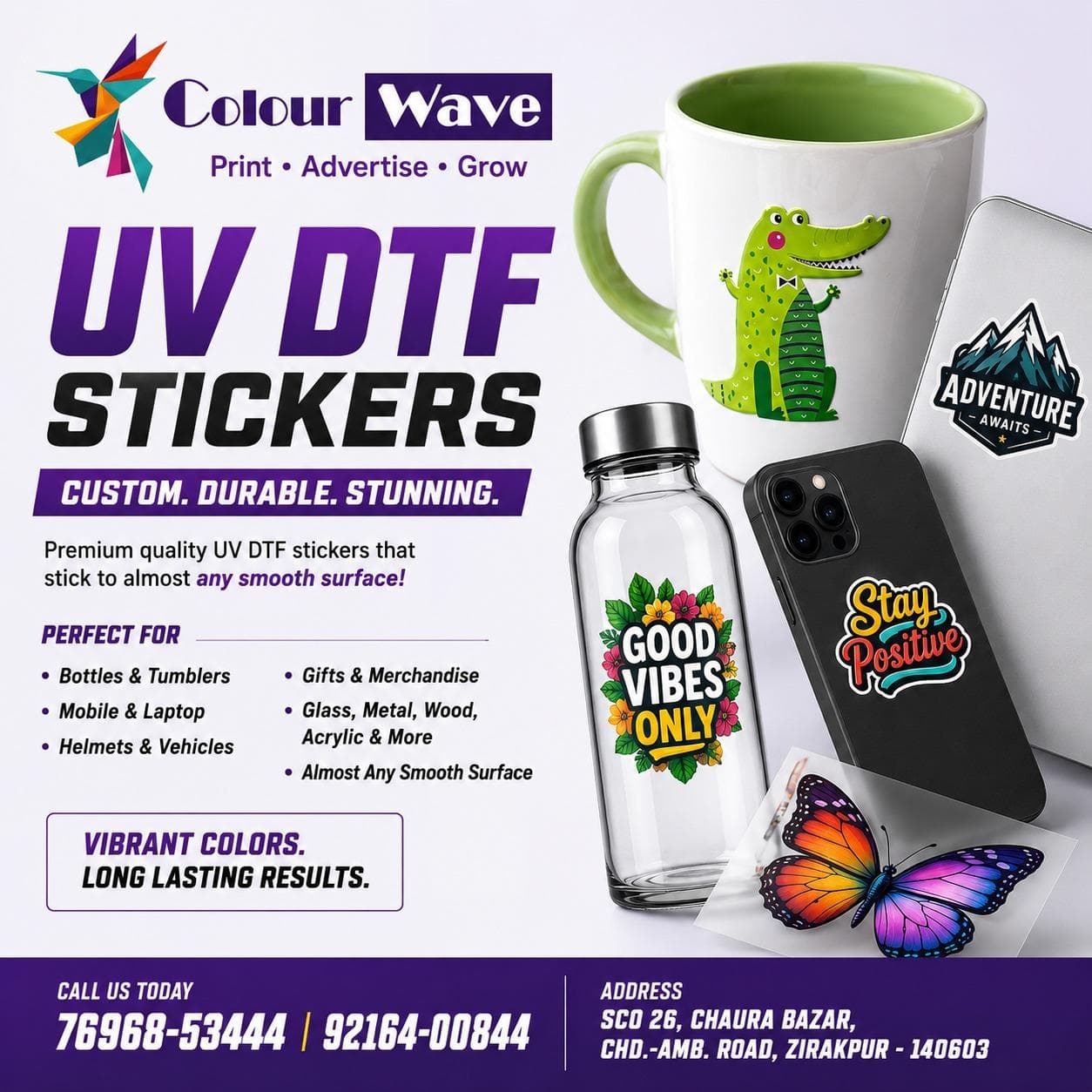 UV DTF Stickers & Transfers